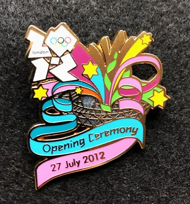 Official London 2012 Olympic Games Opening Ceremony Olympics Pin Badge Ltd. Ed. • £14.95