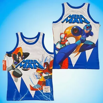 Mega Man 1987 Video Game Headgear Classics Basketball Jersey Size Small New • $79.99