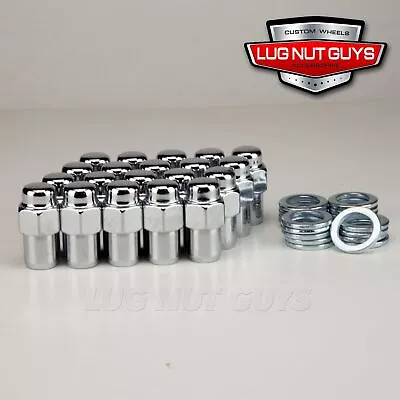 20 Lug Nuts 12x1.25 Chrome Mag Wheel Nuts .75  Shank • $22.25