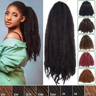 10g Afro Kinky Twist Dred Bulk 11  & 18  100% Soft As Human Hair Crochet Twist • $47.60