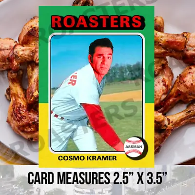 1970's Retro Seinfeld Costanza Kramer Baseball Card Roasters Parody Art ACEO • $5.79