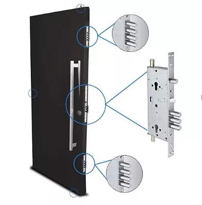 Mul-T-Lock - MPL415G Lock Set Mortise Deadbolt Door Locking System Mechanism • $349