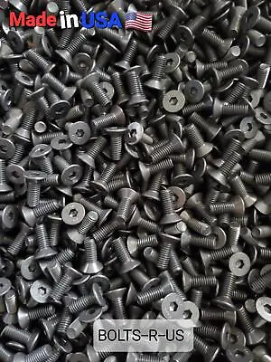 (50) M6-1.0x14mm Steel Black Flat Head Hex Socket Cap Screw 12.9 Full Length 16m • $15.80