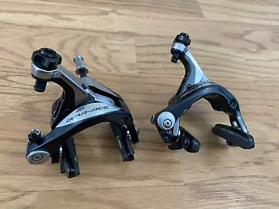 Shimano Dura-Ace BR-9000  Center Mount Rim Brake Road Calipers ENVE Carbon Pads • $117