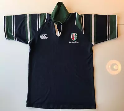 London Irish Rugby Canterbury Jersey Medium Size Retro In Good Condition • £75