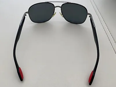 $180 • Buy Genuine PRADA Sport Gunmetal Rare Sunglasses SPS 50M  5AV-5Z1