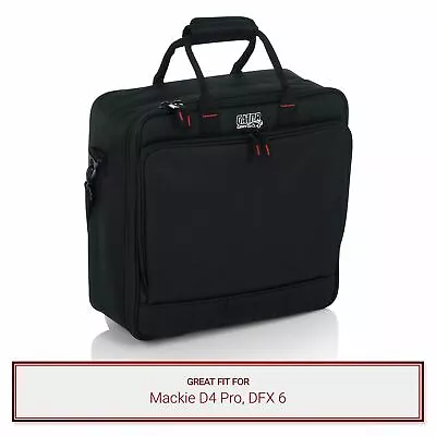 Gator Cases Padded Equipment Bag Fits Mackie D4 Pro DFX 6 Mixers • $79.99