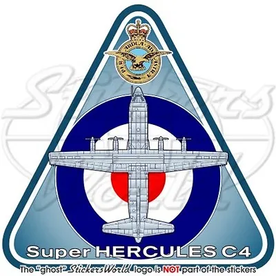 HERCULES C4 RAF Lockheed C-130J-30 British Royal AirForce UK Vinyl Sticker-Decal • £4.64