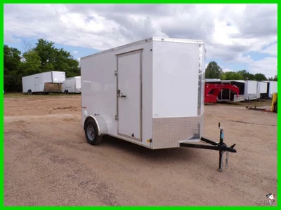 $5499.99 • Buy 6 X 10 10ft Enclosed Cargo ATV Custom Harley Lawn Mower Landscape Tool Trailers 