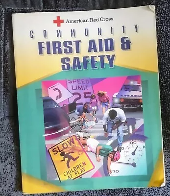 American Red Cross Community First Aid And Safety By American Red Cross  Paperb • $4