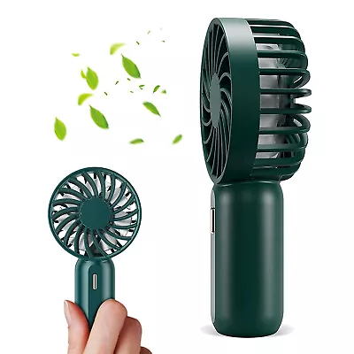 Portable Mini Hand-Held Small 3 Speed Cooler Cooling USB Rechargeable Desk Fan • £7.89
