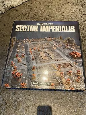 Realm Of Battle Board Sector Imperialis 6 Tiles + Box  Warhammer 40k • £250