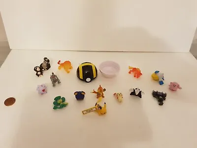£7.99 • Buy Pokemon Mini Figure Lot Bundle X16, PokeBall, Nintendo/Tomy,  Combine Postage