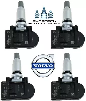 SET OF 4 GENUINE OEM 08-17 VOLVO S60 XC60 XC70 TPMS Tire Pressure Sensors Kit • $54