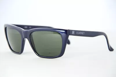 Vuarnet 006 Blue Metal Sunglasses PX3000 Mineral Green Lens • $105