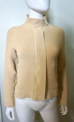 $45 • Buy SCANLAN THEODORE Vintage Crepe Knit Light Jacket - Size Medium (Aus 10)