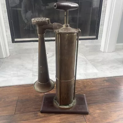 Antique Vtg Original Nautical Marine Ship Fog Horn TYFON Working • $329.99