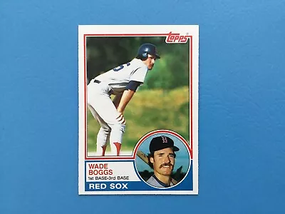 1983 Topps Wade Boggs #498 RC HOF NR MT Nice Card • $15