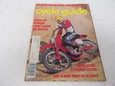 July 1978 Cycle Guide Magazine Maico Magnum 400 • $14