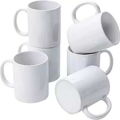 HTVRONT Sublimation Mugs 11oz White Blank Sublimation Ceramic Cups For Sublimate • $22.99