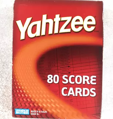 Parker Brothers Yahtzee Score Cards 80 Score Cards • $6.31