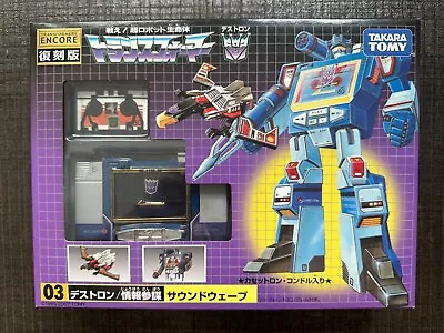 G1 Takara Hasbro Transformer E-hobby Reissue Encore 03 Soundwave MISB Sealed • $85