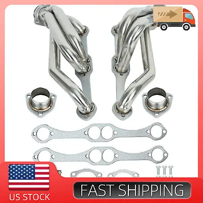 For Small Block Chevy Blazer S10 S15 2WD 350 V8 GMC Engine Swap SS Headers BB • $176.69