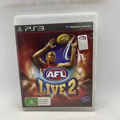 AFL Live 2 (PS3 2013) Complete Free Postage AU Seller • $19.99