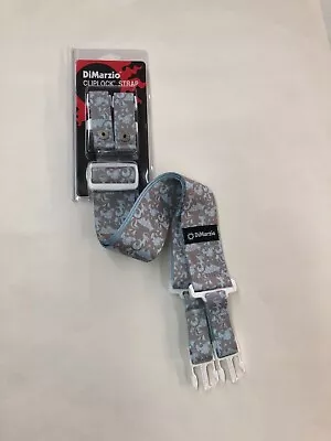 $29.99 • Buy Dimarzio Steve Vai Utopia Cliplock Guitar Strap Gray/blue 2   Wide Dd2253