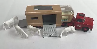 Matchbox King Size K-18: Dodge Tractor & Articulated Horse Van With Horses  • $15.16