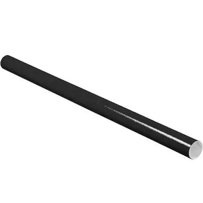 MyBoxSupply 2 X 36  Black Tubes With Caps 50 Per Case • $196.99