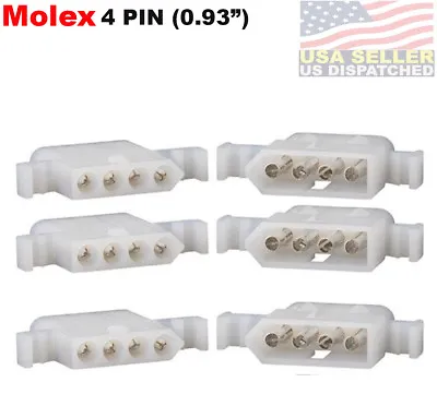 MOLEX ( 3 Set ) ICOM AT-120 4P 4 Pin Way Radio Antenna Tuner Plug Connector Kit • $9.84