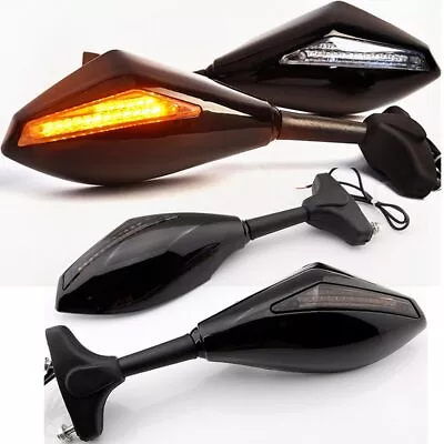 LED Turn Signal Mirrors For Yamaha YZF R1 R6 600R FZ6 2002 2003 2004 2005 2006  • $35.16