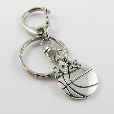 2024 BASKETBALL Charm Keychain 70mm Coach Sports End Of Season Gift • $9.95