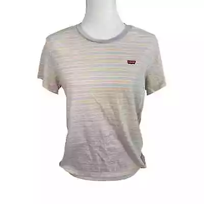 Vintage Striped Levi’s Short Sleeve T-shirt - L • $7