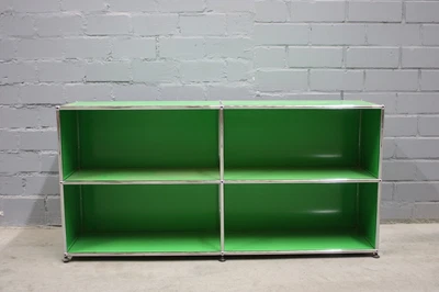 Design USM Haller Sideboard Shelf 4 Compartments Green 15m 35cm Depth Top-Style • £1140.95