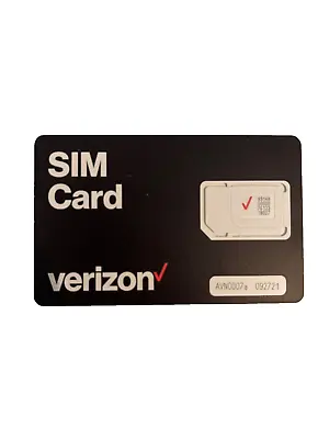 VERIZON  4G LTE TRIPLE  CUT SIM Card For Verizon 4G LTE Phones! ALL SIZE IN 1 • $3.89