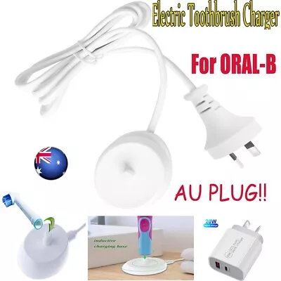 Base Charging Cradle For Braun Oral-B Toothbrush Charger Electric Toothbrush AU • $12.99