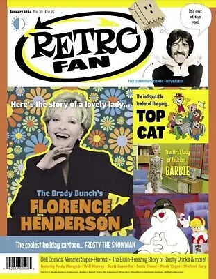 Retro Fan Magazine January/February 2024 Florence Henderson New Free Shipping • $12.50
