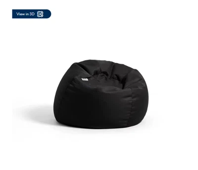 $38.88 • Buy Big Joe Dot Bean Bag Chair Kids With Filling Peat Black, Playrooms, Durable 2 Ft