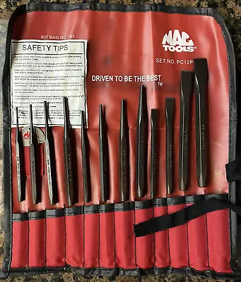 Mac Tools 12pc Punch And Chisel Set Made In USA • $195