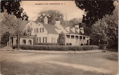 $9.99 • Buy Ridgewood NJ-New Jersey, Women's Club & Grounds Vintage Postcard