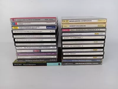 Classical Music CD (Lot 0f 19) (31 Discs) Symphony  Mozart Bach Handel Vivaldi • $10