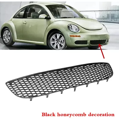 $38.27 • Buy Fit For VW Beetle / Cabrio 2006-2010 Bumper Grille Lower Center Honeycomb Grill