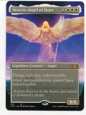 Magic The Gathering MTG Double Masters Extended Art Card #335 Avacyn Angel Of • £149.99