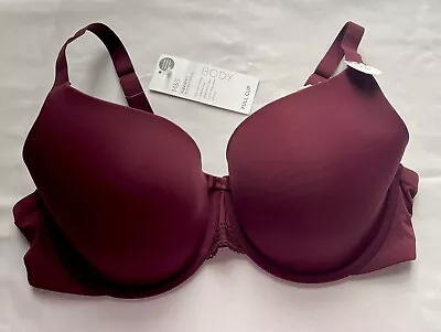 Ex M&S Ladies Womens Burgundy Bordeaux Full-Coverage T-shirt Bra RRP £16 • £9.95