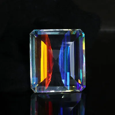 Rainbow Mystic Topaz 106.8 Ct. Emerald Cut Loose Gemstone For Pendant • $20.69