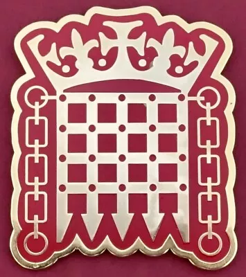 Souvenir Fridge Magnet London Westminster Parliament House Of Lords Portcullis • £2.45