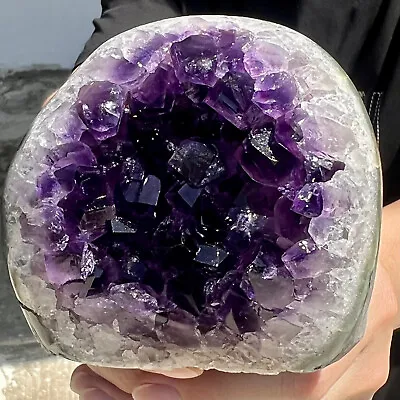 593G Natural Amethyst Rough Stone Uruguay Amethyst Cluster Block Amethyst • $22.50