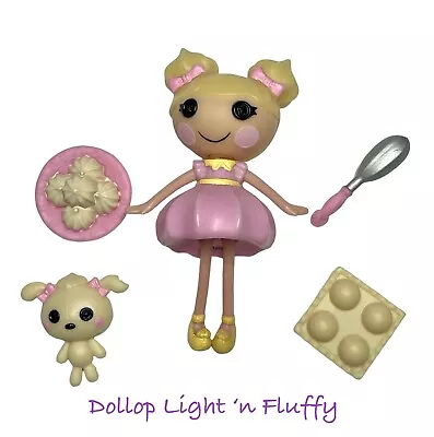 MGA Lalaloopsy 3  Mini Doll Set DOLLOP LIGHT 'N FLUFFY With Pet And Accessories • $14.95